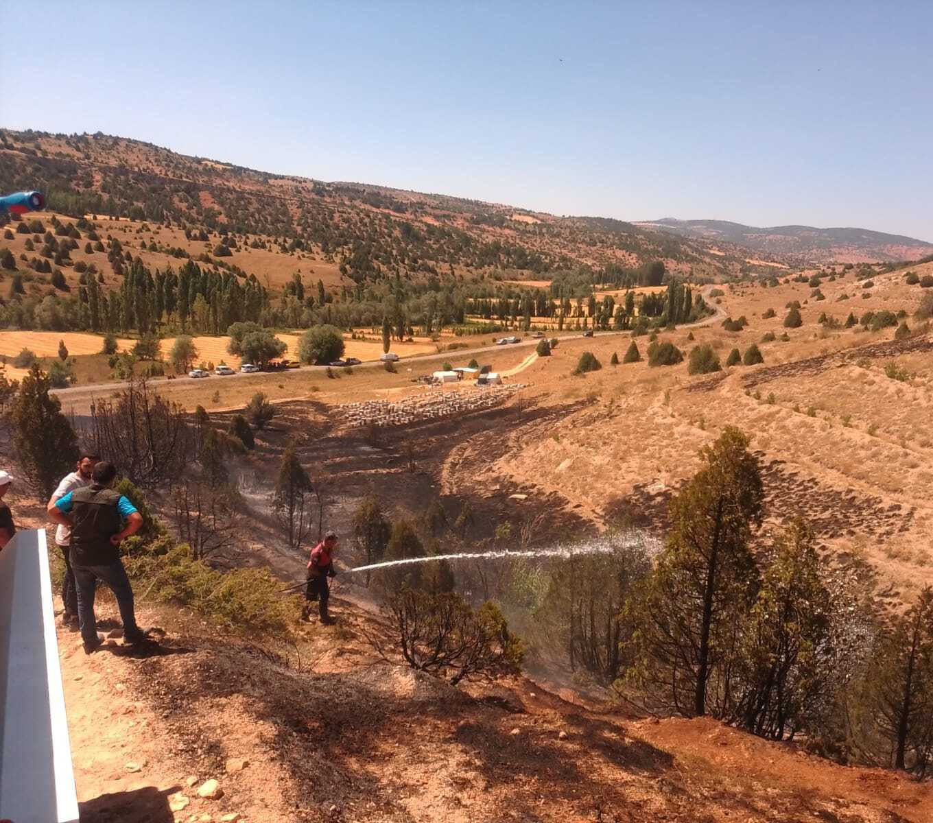 Sivas'ta yangın büyük hasara neden oldu!