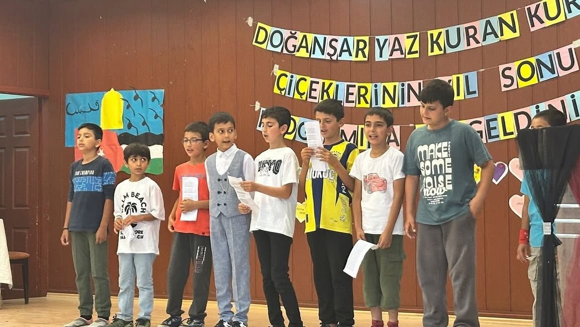 Doğanşar’da Yaz Kur’an Kursu veda programı düzenlendi