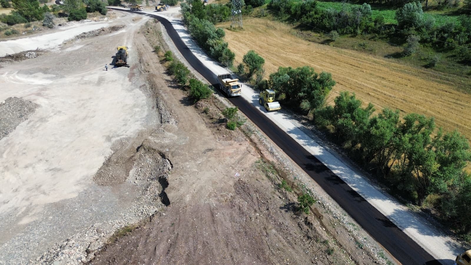 Akıncılar’da 5 kilometrelik asfalt çalışması tamamlandı