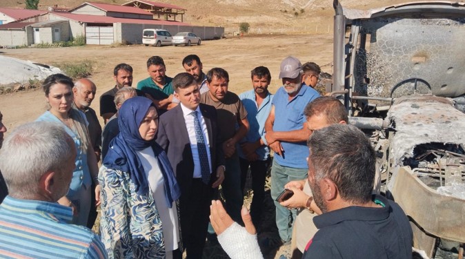 Milletvekili Toy'dan Yangın Mağduru Ailelere Ziyaret