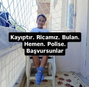 Sivas’ta Kaybolan Çocuk İçin Arama Çalışması Başlatıldı