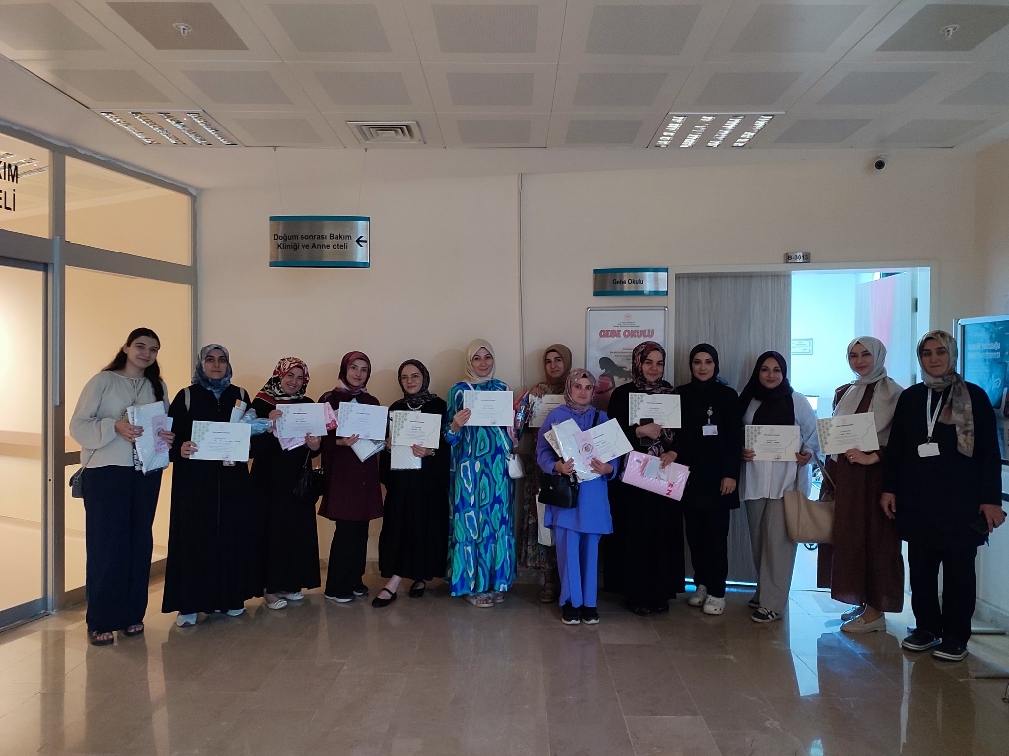 Sivaslı anne adayları sertifikalandı