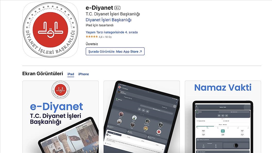 Diyanet’in tüm dijital hizmetleri artık e-Diyanet’te