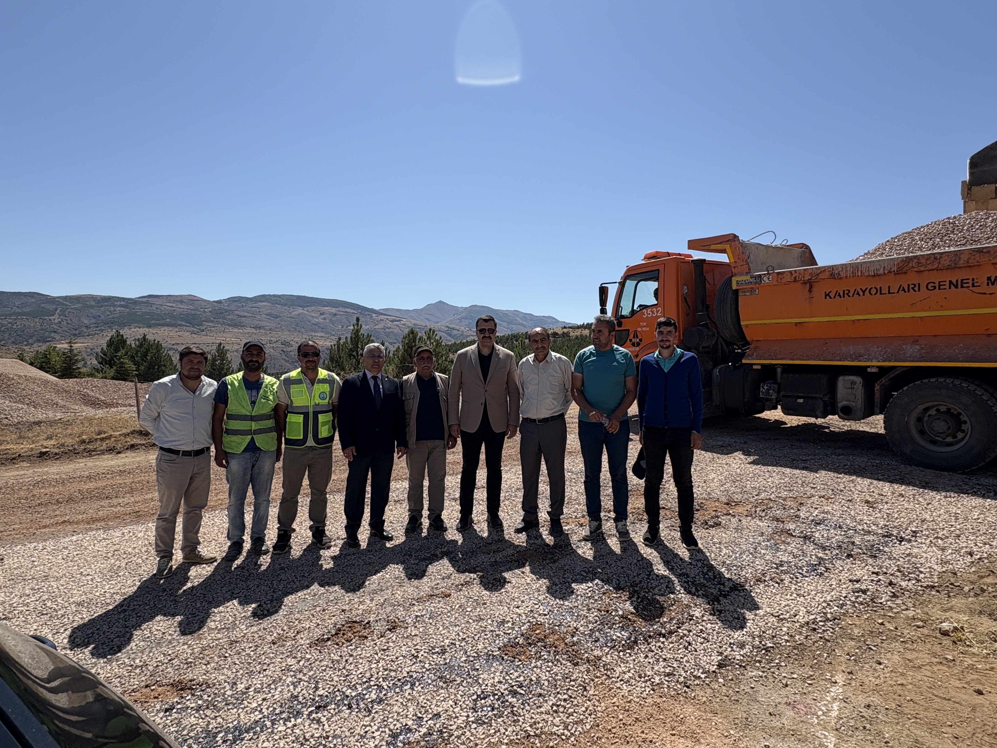 Sivas’ta Karşıyaka Tabiat Parkı Yolu Asfaltlandı