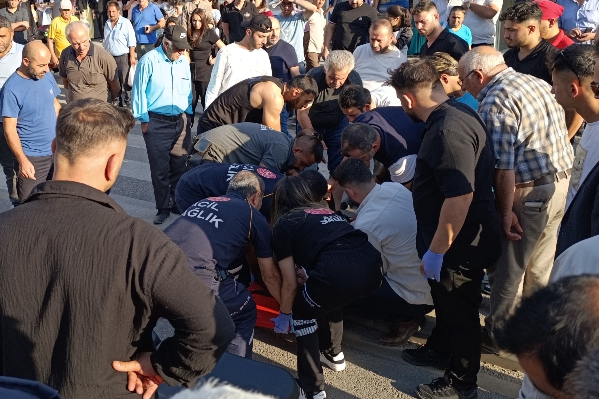Sivas'ta motosiklet kazası! 1 kişi yaralı
