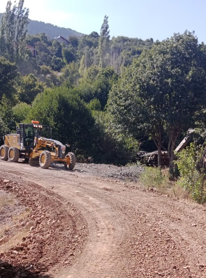 İl Özel İdaresi’nden 2 km’lik Yol Onarımı