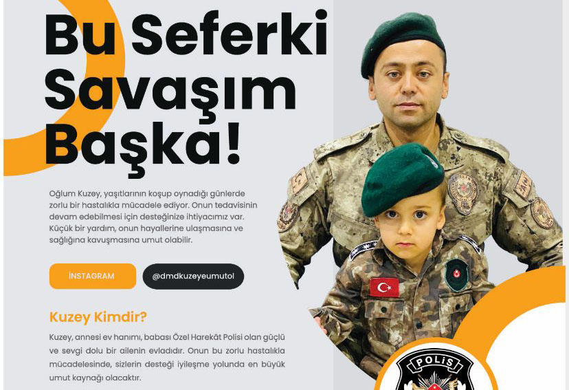 “KUZEY” yazıp 5807’ye gönderin, Sivaslı miniğe umut olun