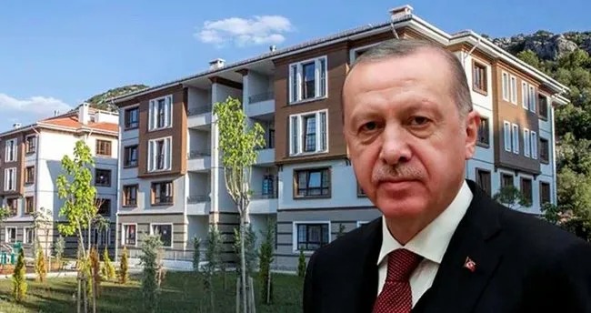 Cumhurbaşkanı Erdoğan'dan dar gelirliye konut müjdesi