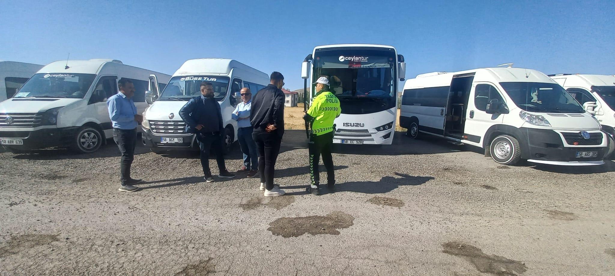 Öğrenci servisleri denetlendi