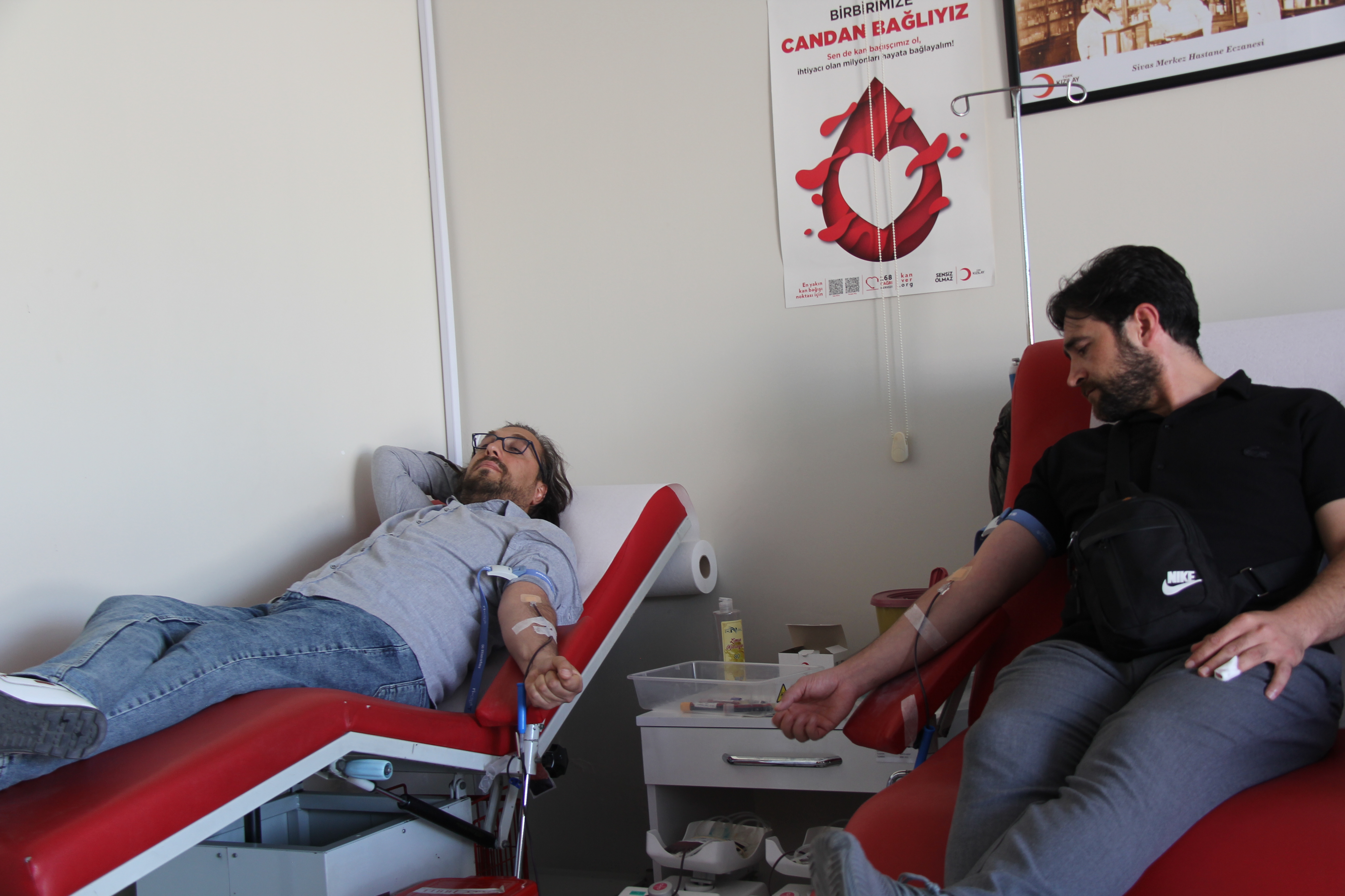 Sivas'ta Gazetecilerden Kan Bağışına Teşvik