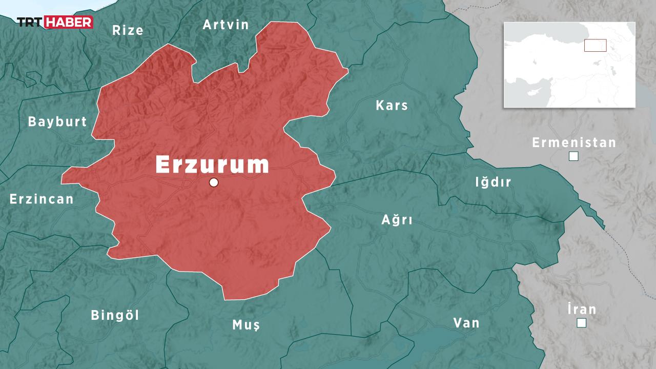Erzurum'da 4,4 büyüklüğünde deprem