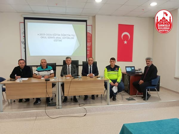 Servis şoförlerine eğitim toplantısı