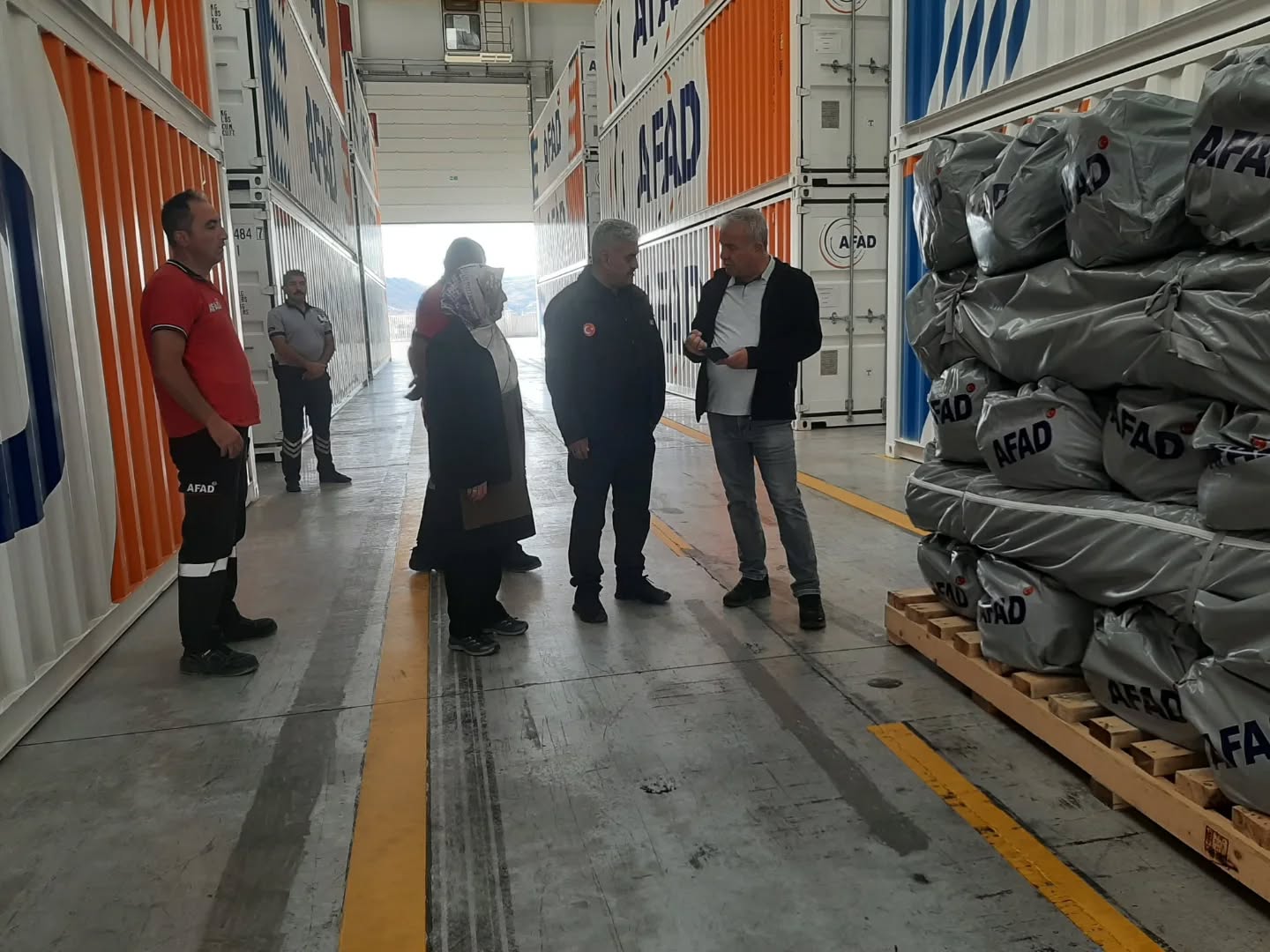 AFAD İl Müdürü Kurban’dan Lojistik Depo’ya Ziyareti