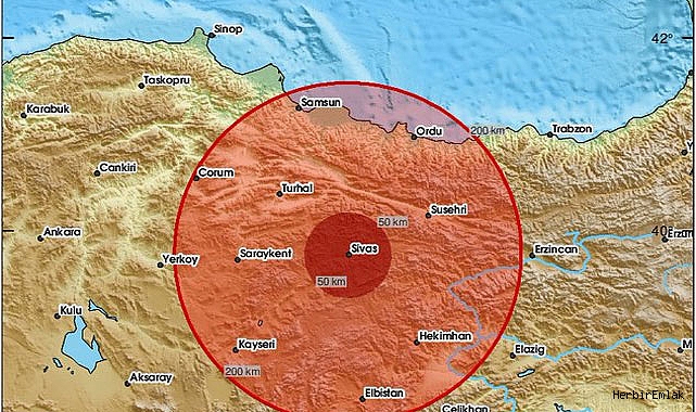 Sivas'ta korkutan deprem