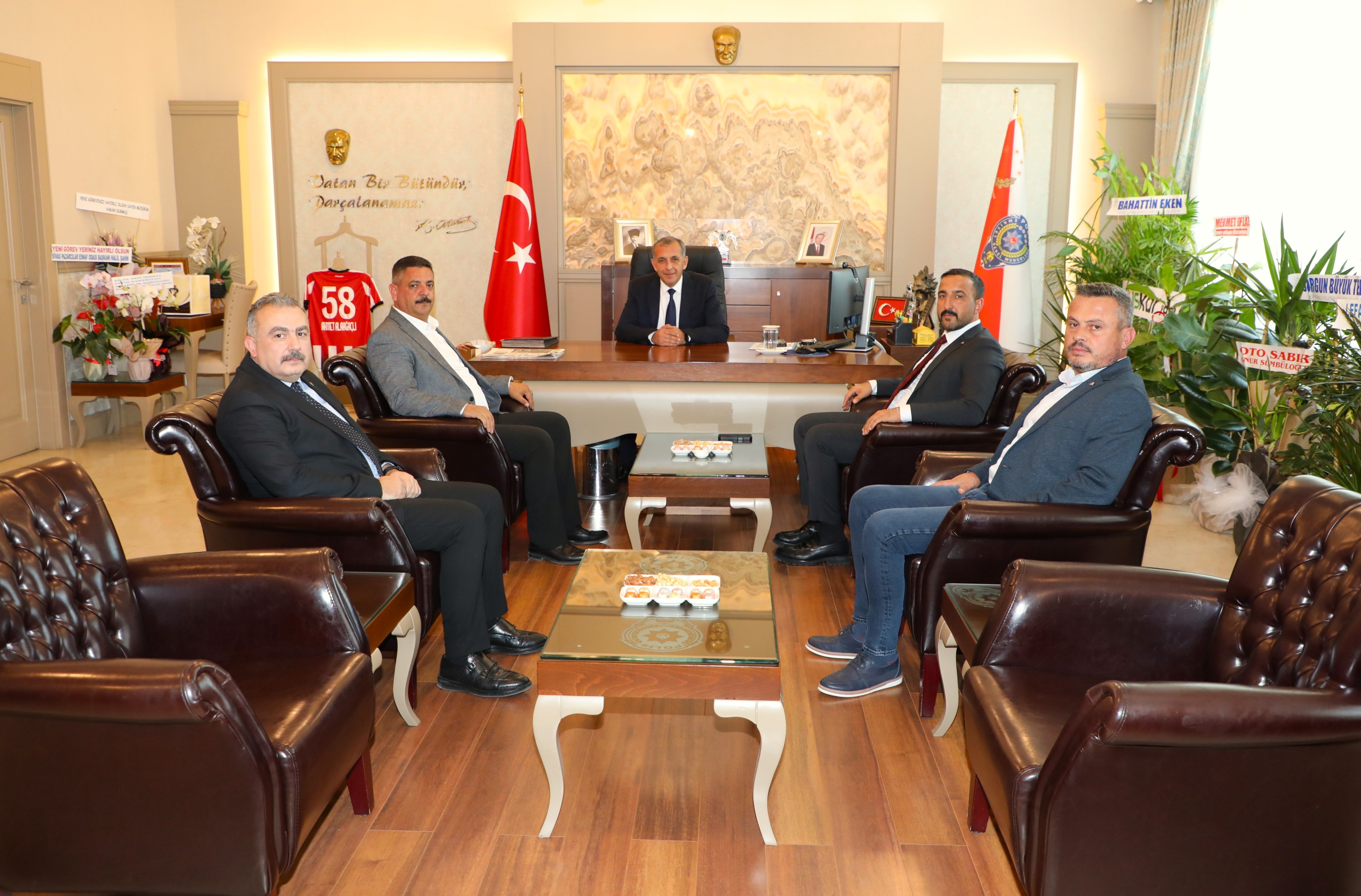 Karakaya'dan Alaağaçlı'ya ziyaret