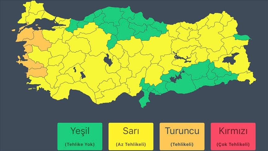Sivas'a "sarı kod" uyarısı!