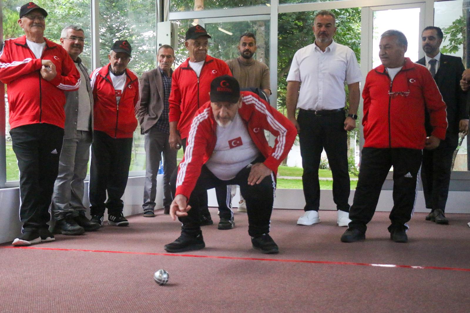 Huzurevinde spor sevinci