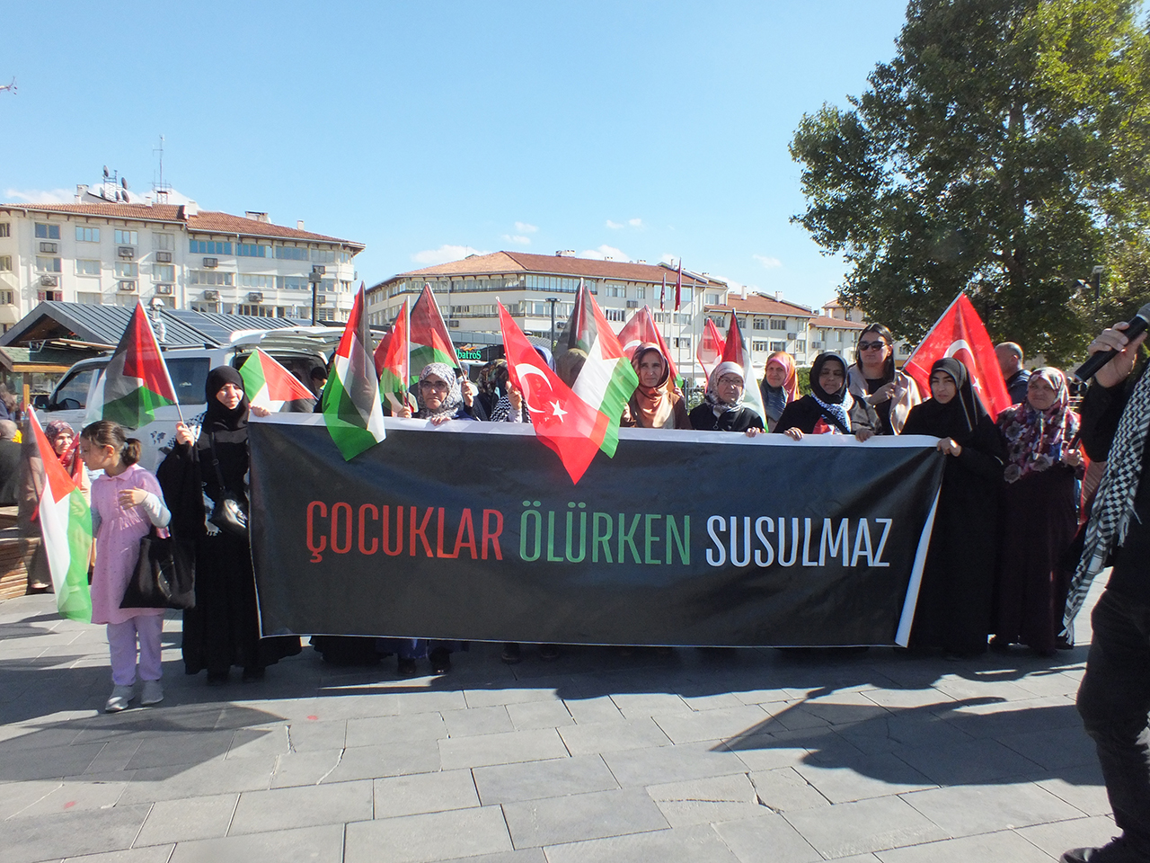 Sivas'ta Filistin'e destek etkinliği düzenlendi