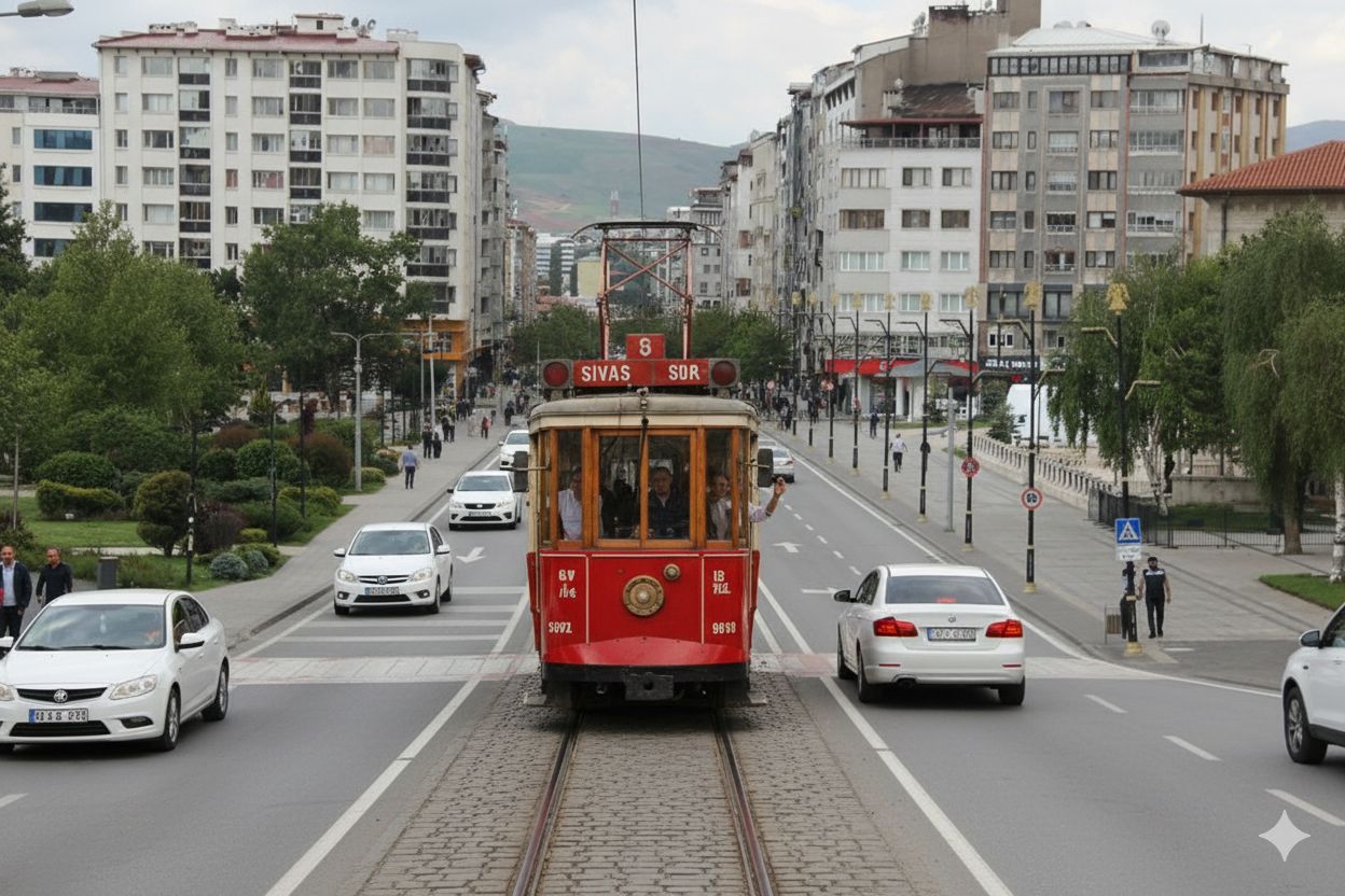 Sivas’a Nostaljik Tramvaylar Geliyor