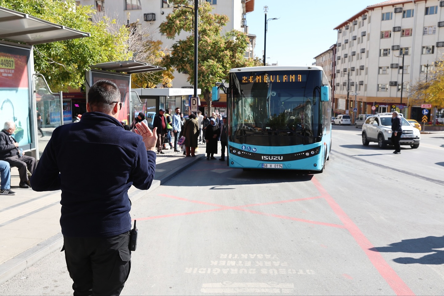 Sivas’ta Zabıta ekiplerinden halk otobüslerine sıkı denetim