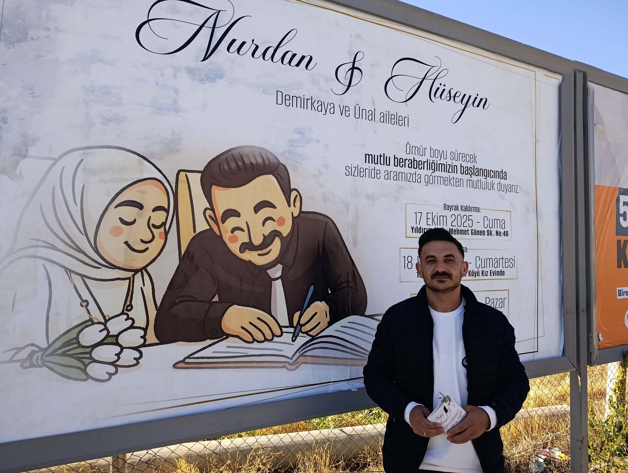 Sivas'ta bilboardla "Düğün" daveti!