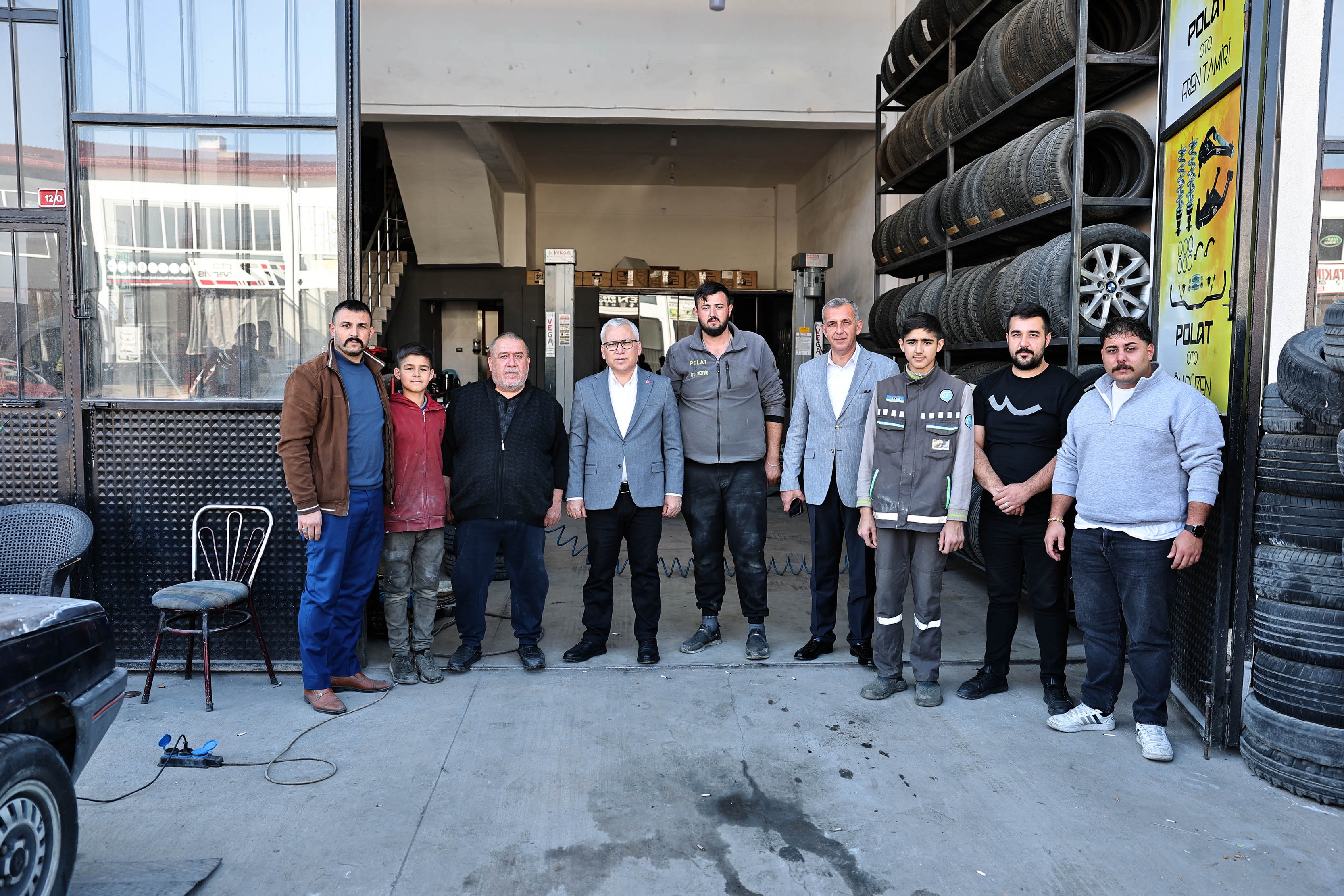 Vali Şimşek'ten sanayi esnafına ziyaret
