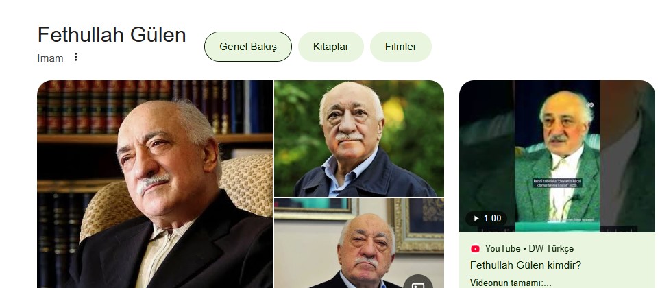 Google’da Skandal Tanım: FETÖ Elebaşına “İmam” Ünvanı