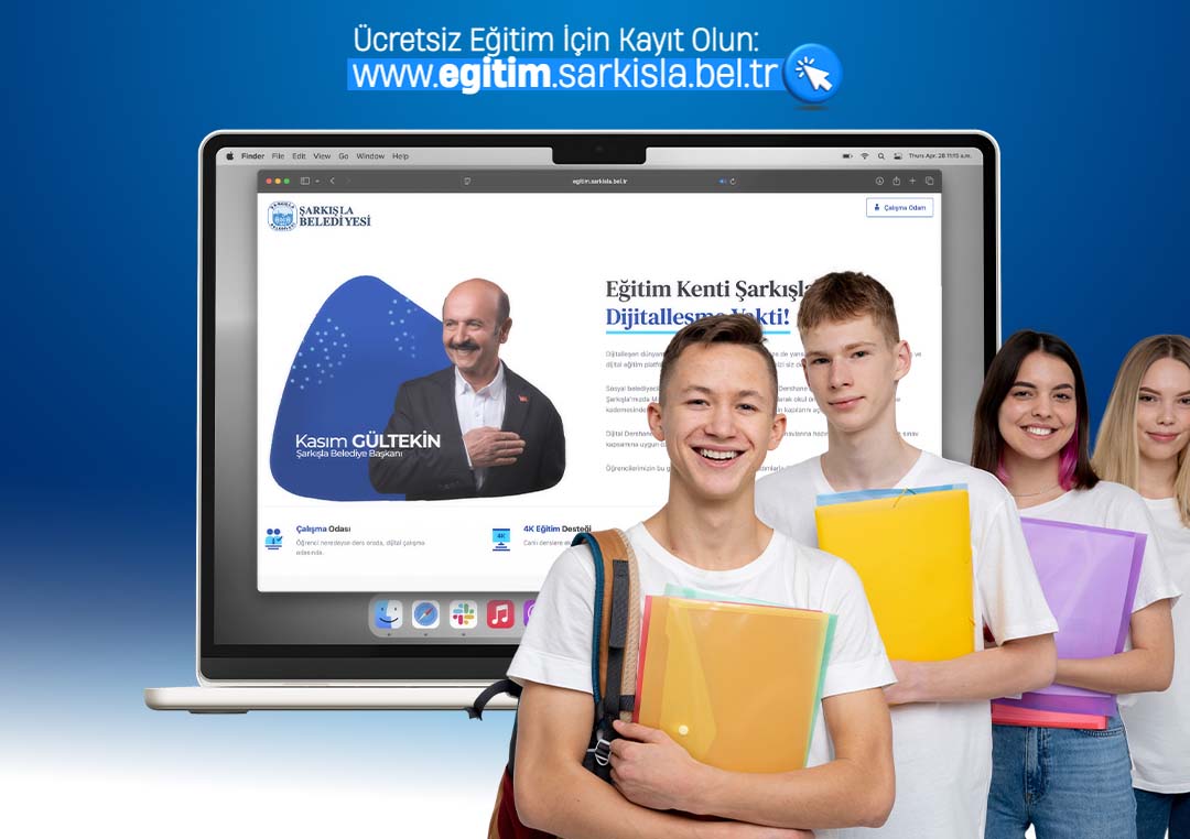 Şarkışla Belediyesi’nden örnek hizmet: “Ücretsiz Dijital Dershane”