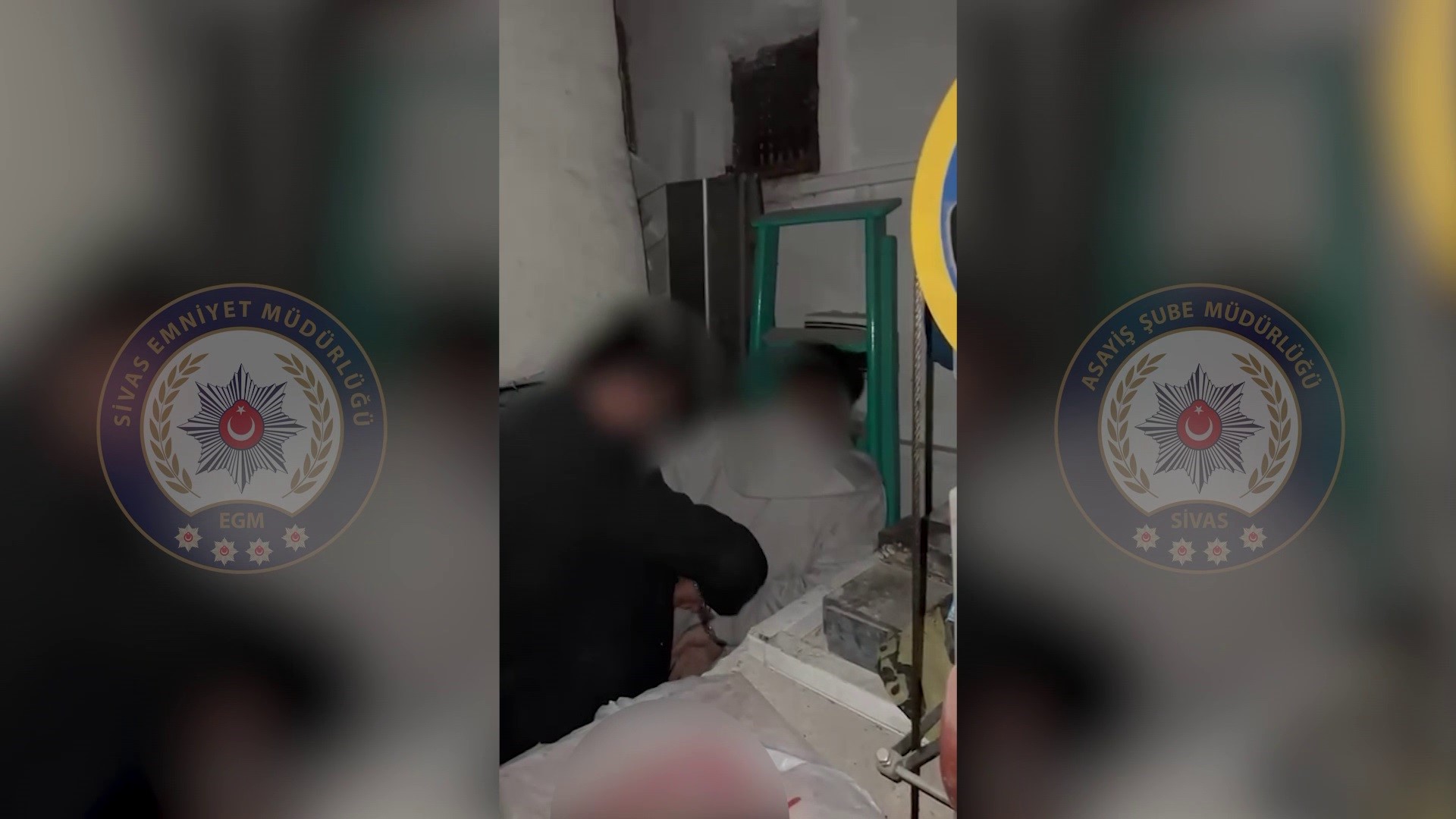 Sivas'ta aranan şahıs gizli bölmede yakalandı