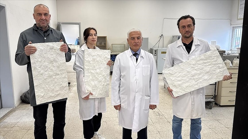 Mermer tozundan dış cephe malzemesi geliştirildi
