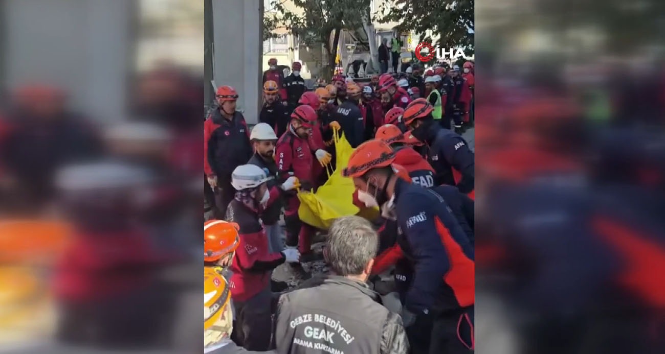 Çöken binadan 2 kişinin cansız bedeni çıkarıldı