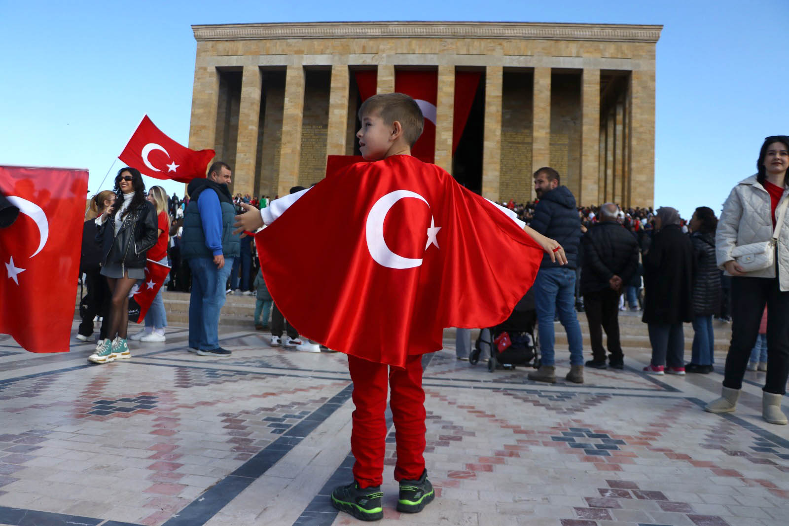 Anıtkabir'de Cumhuriyet coşkusu