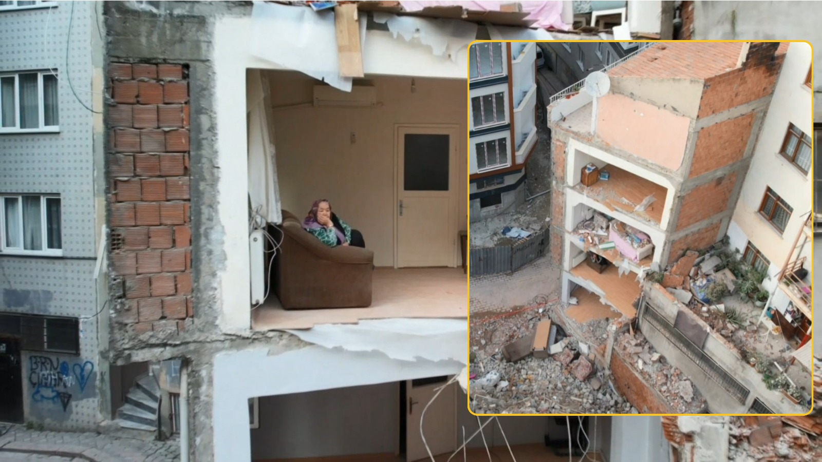 Bir gecede duvarsız kaldılar