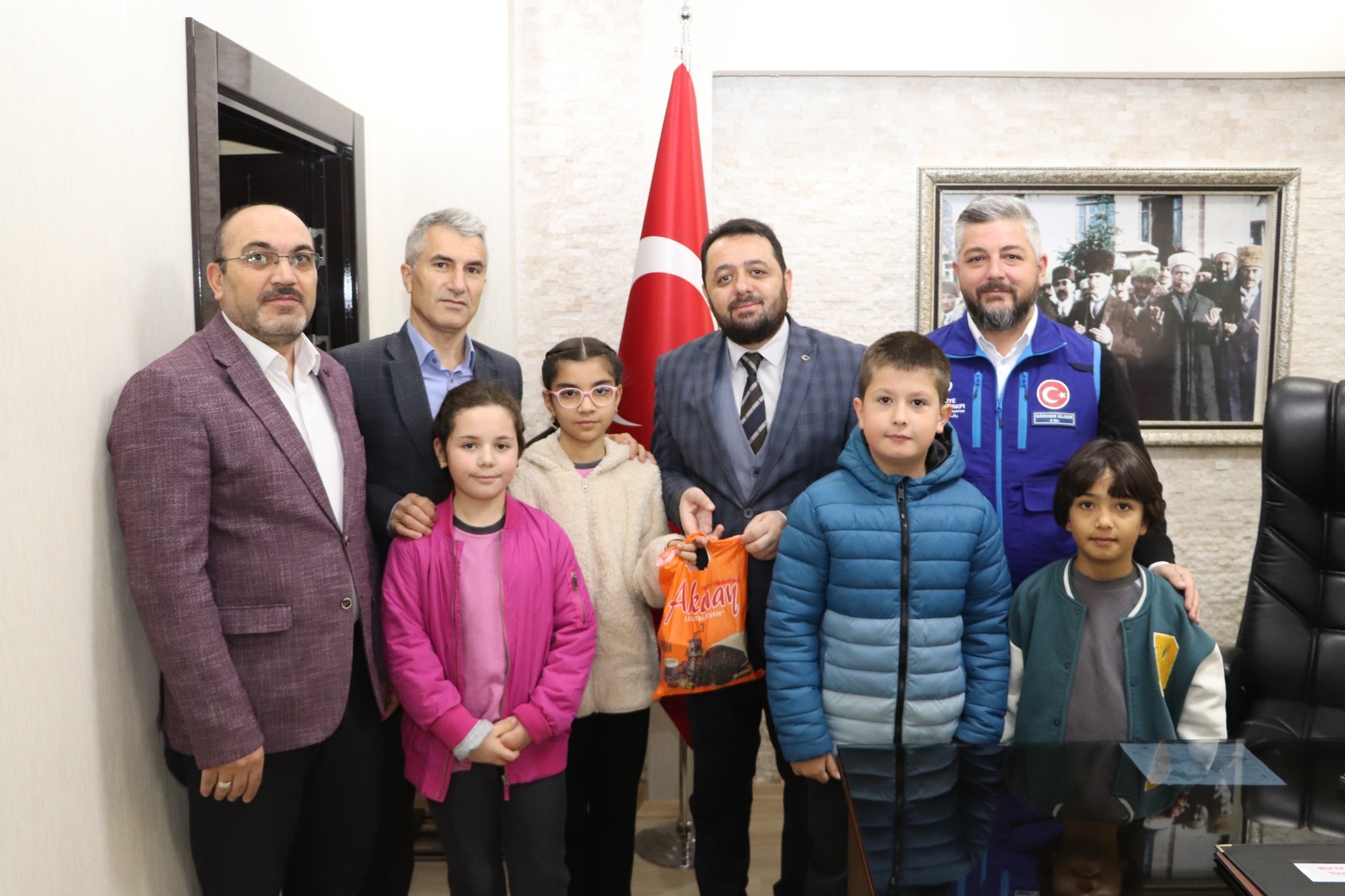 Sivas'ta öğrencilerden Filistin’e anlamlı destek