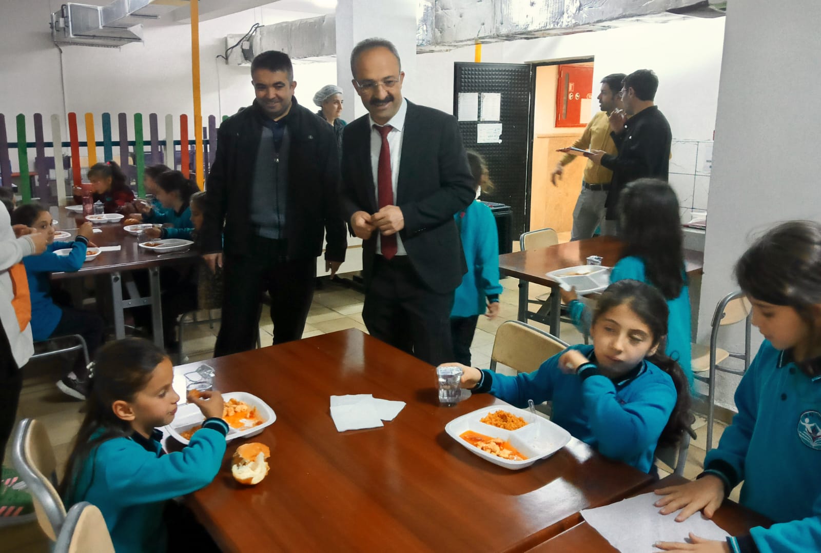 Ulaş'ta okul yemekhaneleri denetlendi