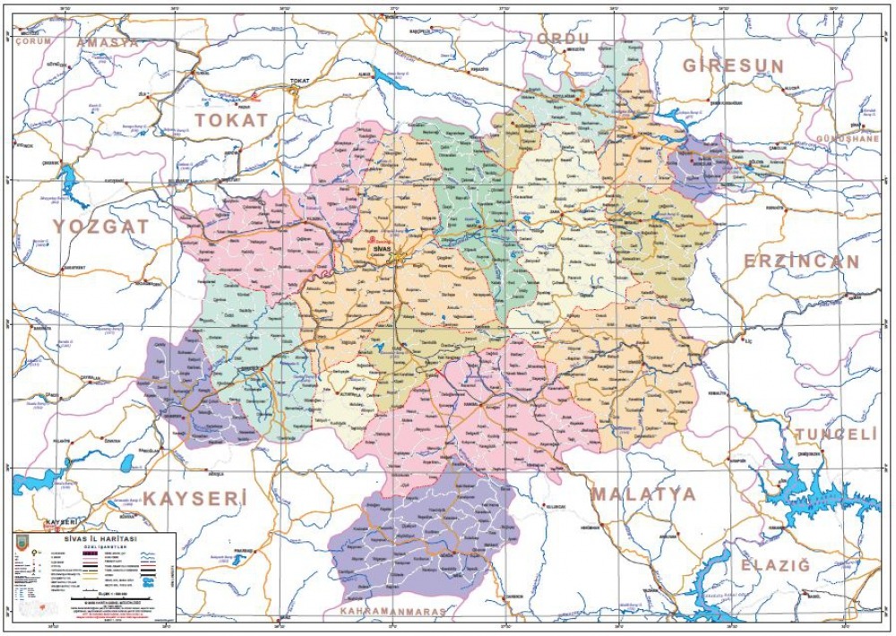 Cumhurbaşkanı Erdoğan, Sivas'ın sınırlarını değiştirdi!