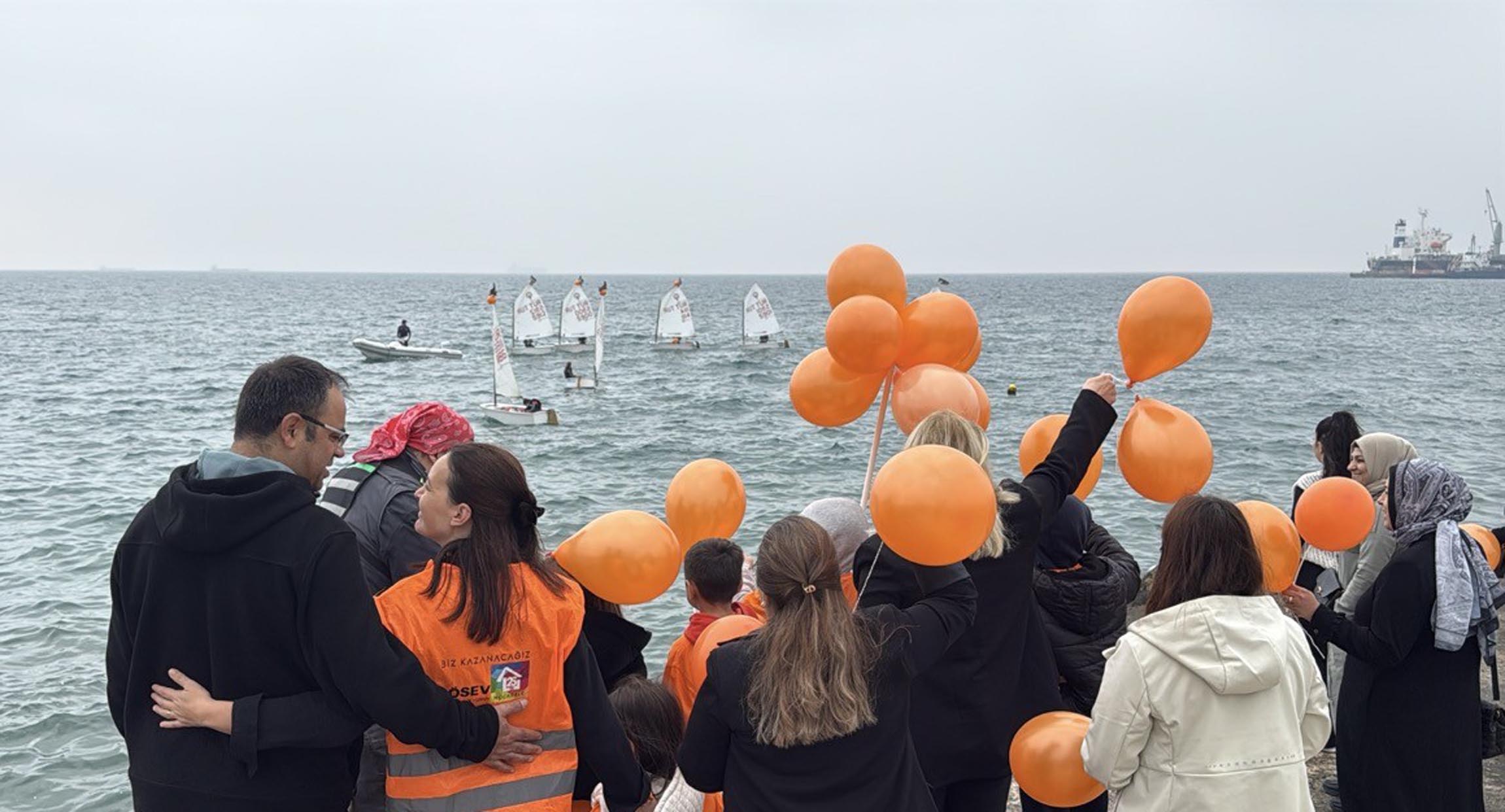 Yelkenciler lösemiye dikkat çekti!