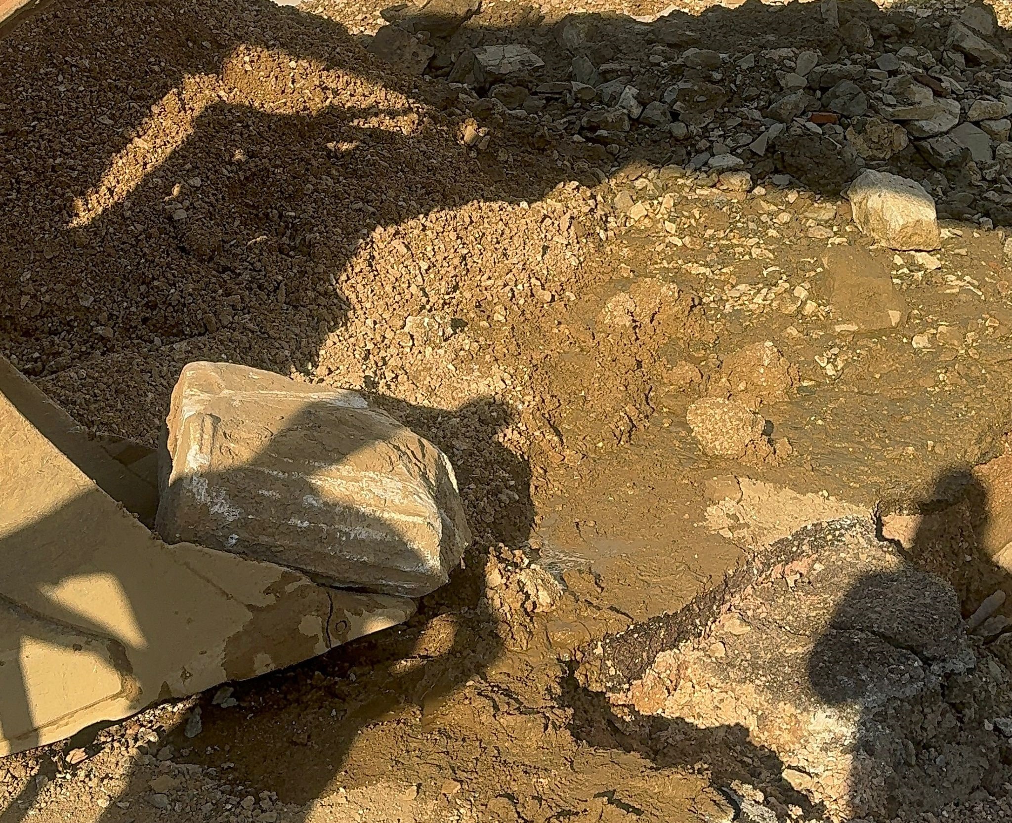 Altyapı çalışmalarından tarih çıktı