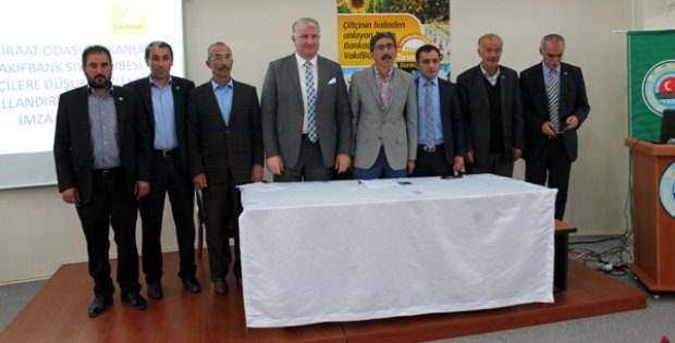 Ziraat Odası İle Vakıfbank Arasında Protokol İmzalandı