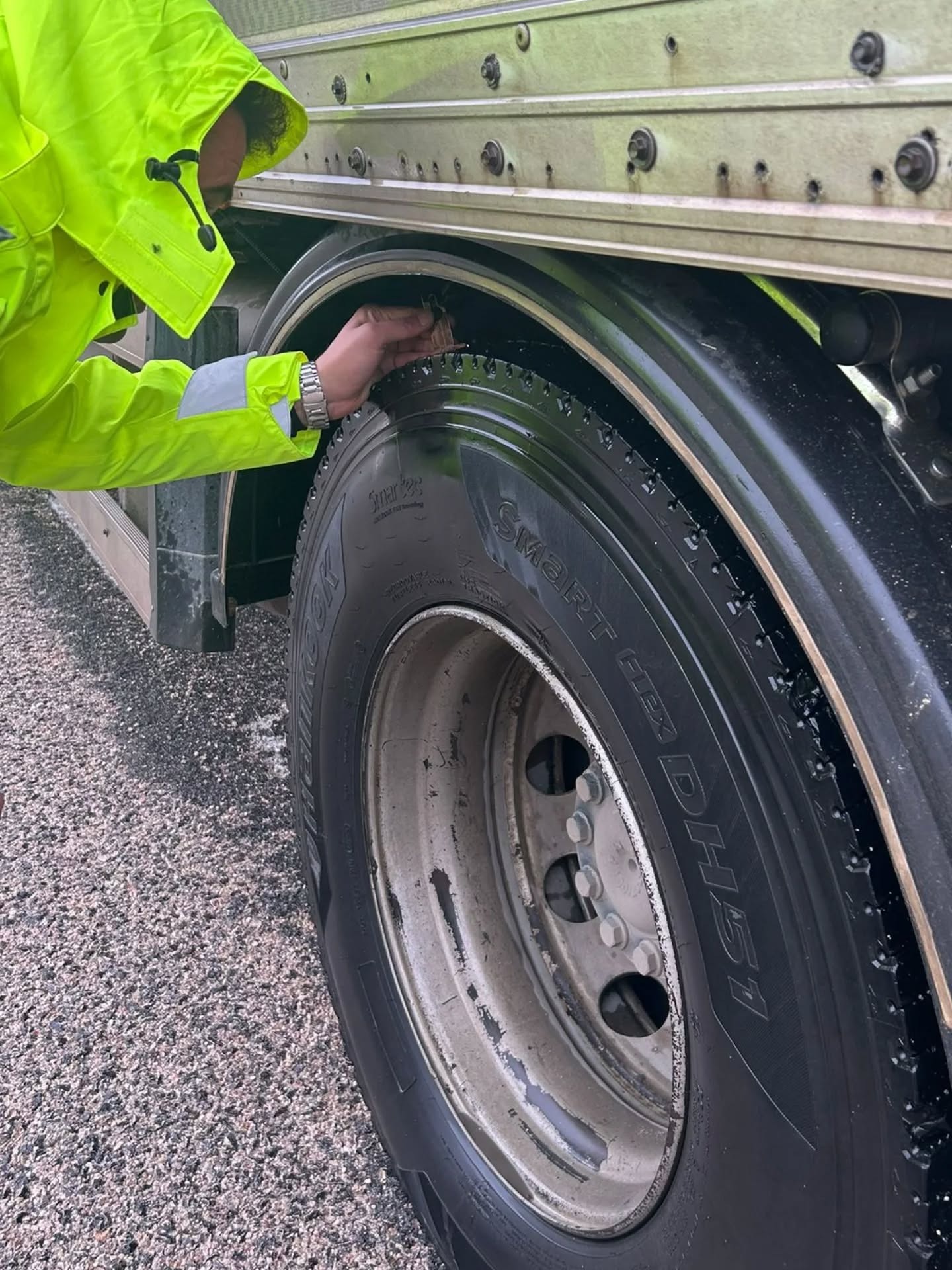 Gürün’de kış lastiği denetimleri başladı