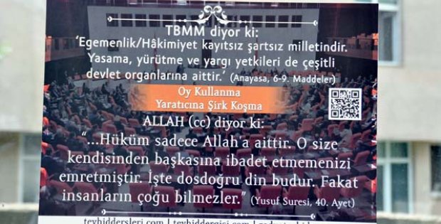 Sivas´ta Şok Etkisi Yaratan Afiş