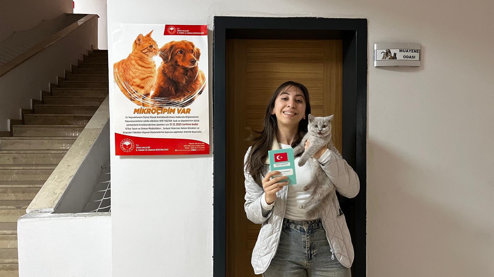 Sivas’ta Evcil Hayvanlara Aşı ve Kimliklendirme Devam Ediyor