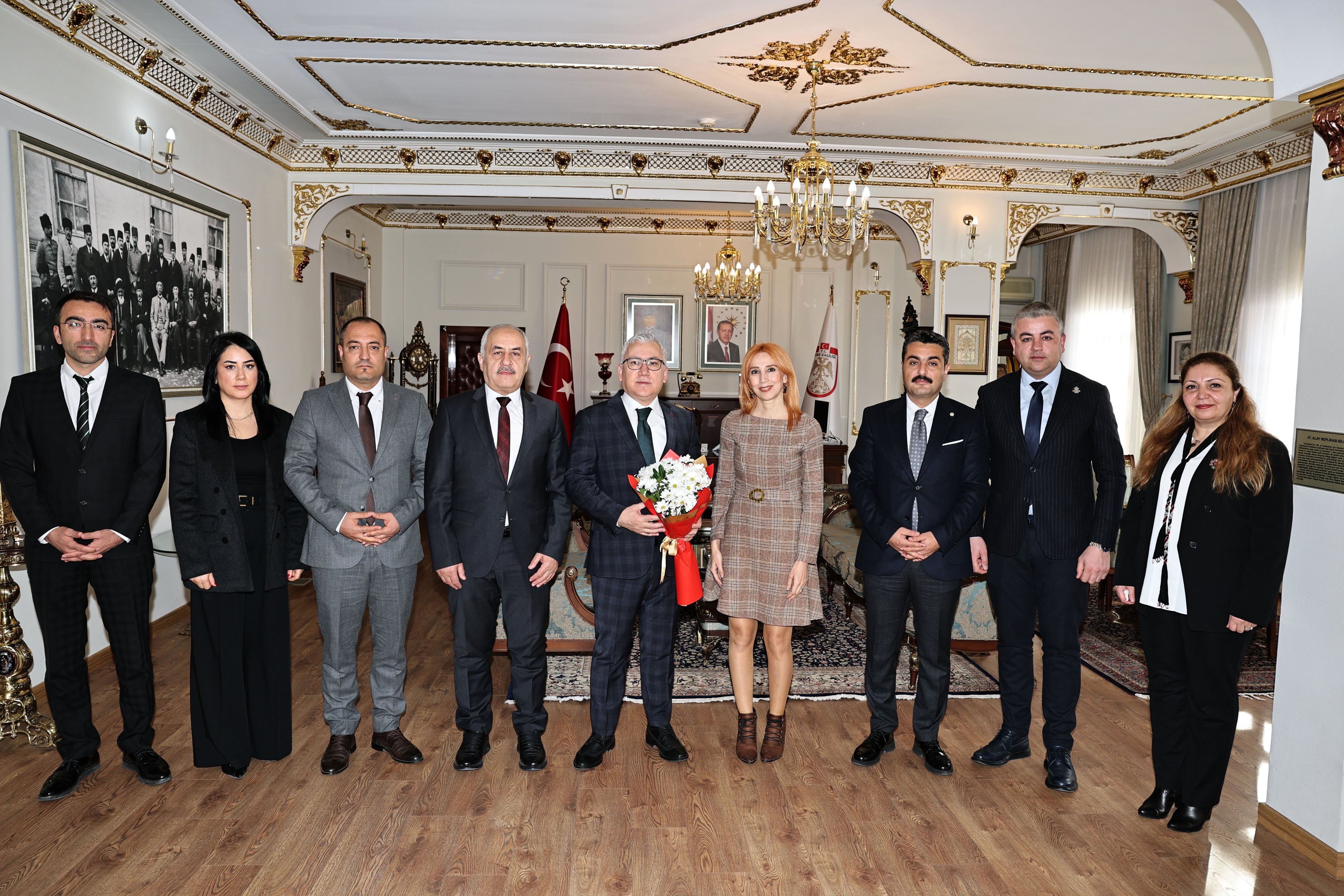 Öğretmenlerden Vali Şimşek'e ziyaret