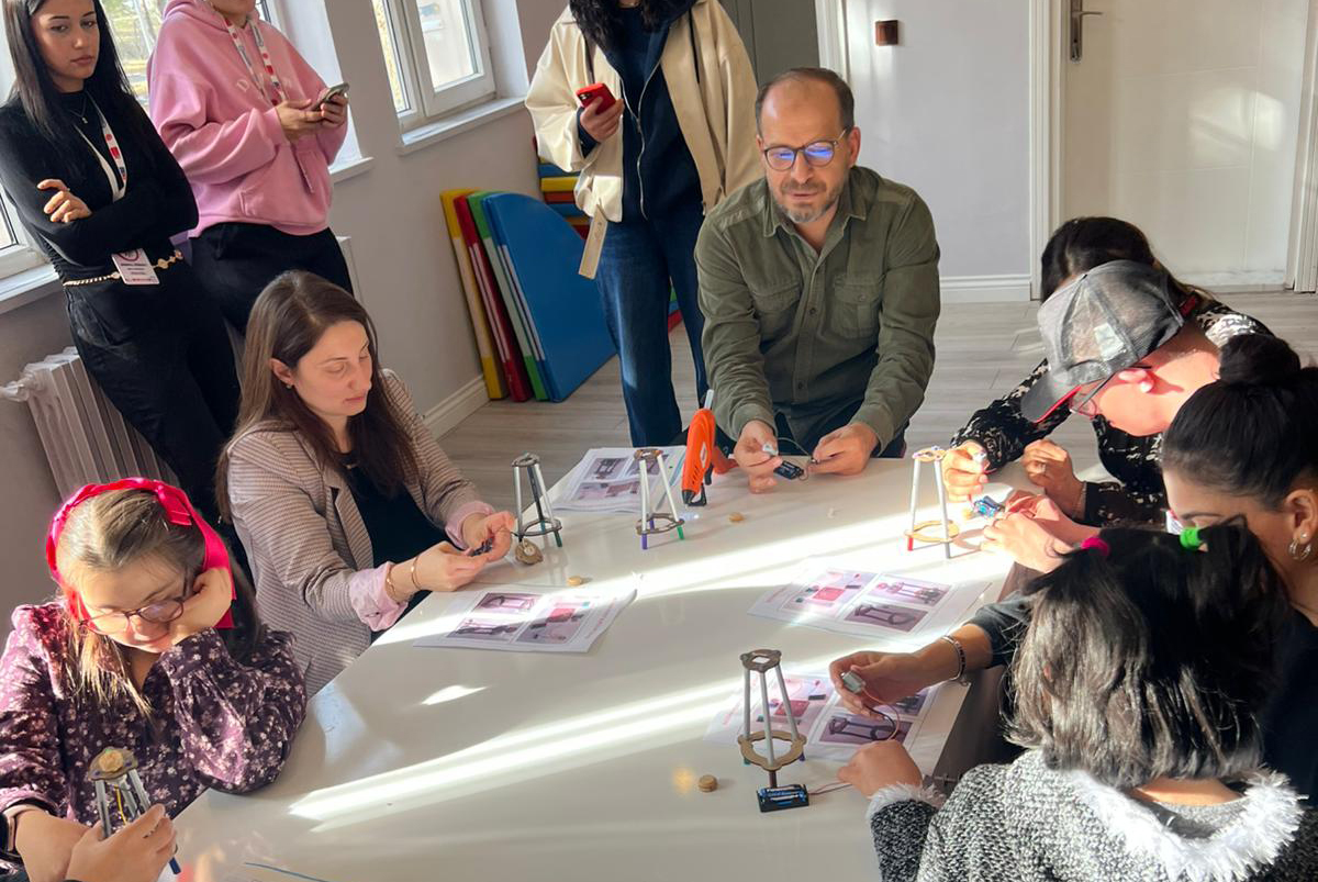 Özel çocuklar hem eğlendi hem öğrendi