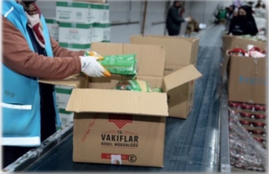 KURU GIDA PAKETİ DAĞITIM HİZMETİ ALINACAKTIR