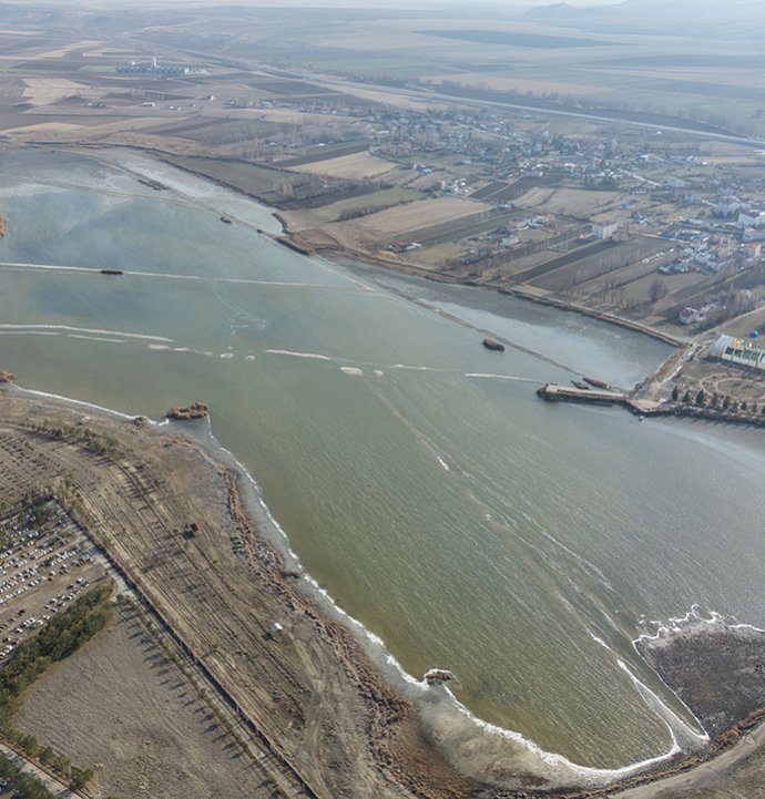 Kasım yağışları, kuruyan Ulaş Gölü'ne 'ilaç' oldu