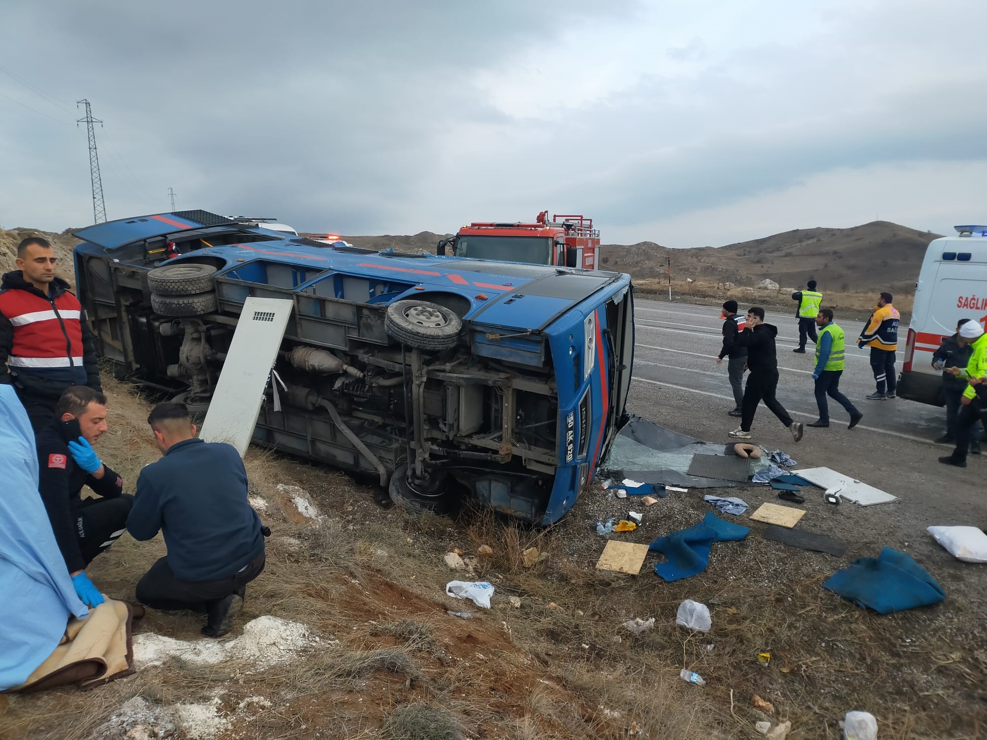 Sivas’ta cezaevi aracı kaza yaptı! Valilikten ilk açıklama