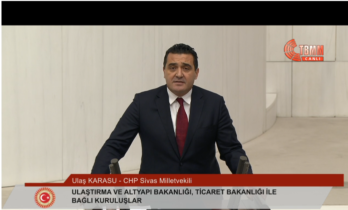 CHP Sivas Milletvekili Ulaş Karasu: "Sivas kaderine terk edildi"