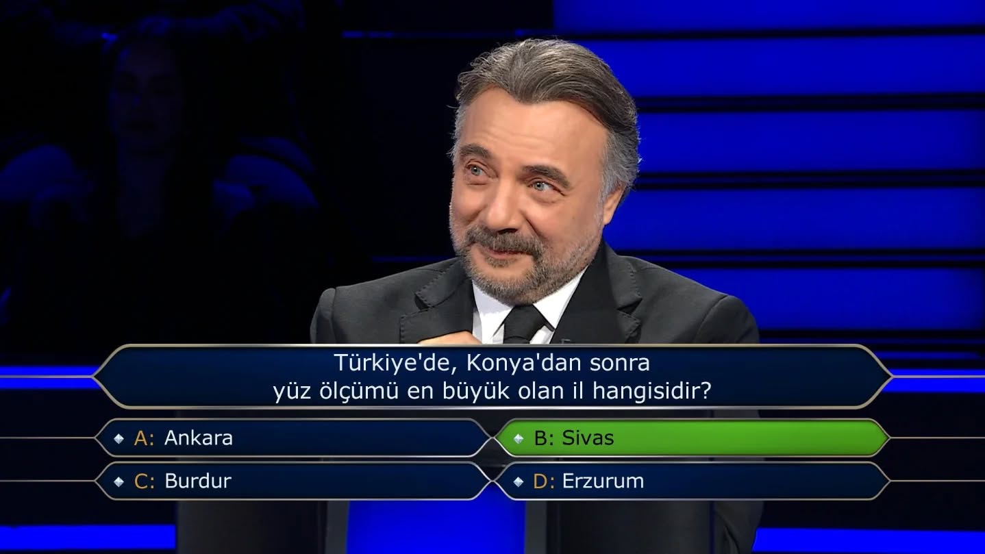 Kim Milyoner Olmak İster’de Sivas sorusu