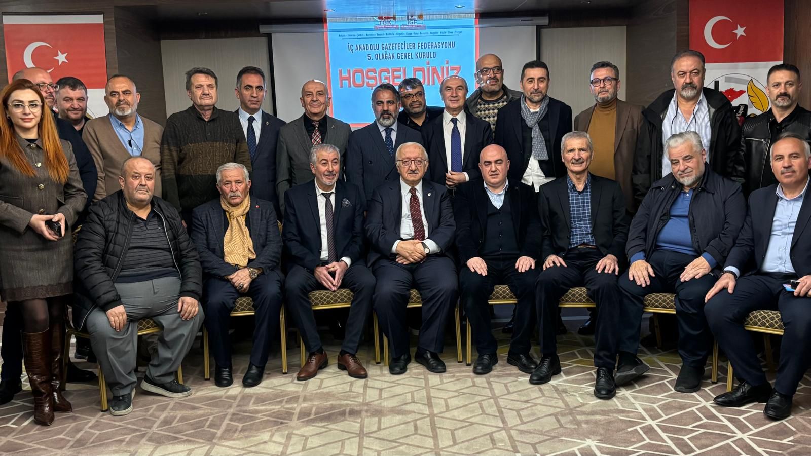 İç Anadolu Gazeteciler Federasyonu’nun yeni başkanı Osman Koca oldu